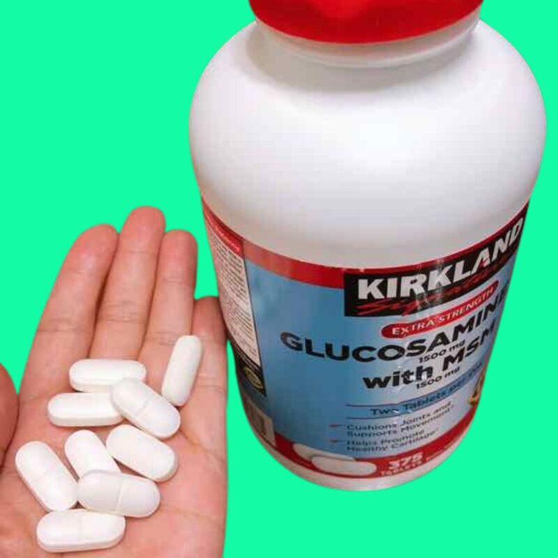 Kirkland Glucosamine HCl 1500mg with MSM 1500mg của Mỹ Dược sĩ Lưu