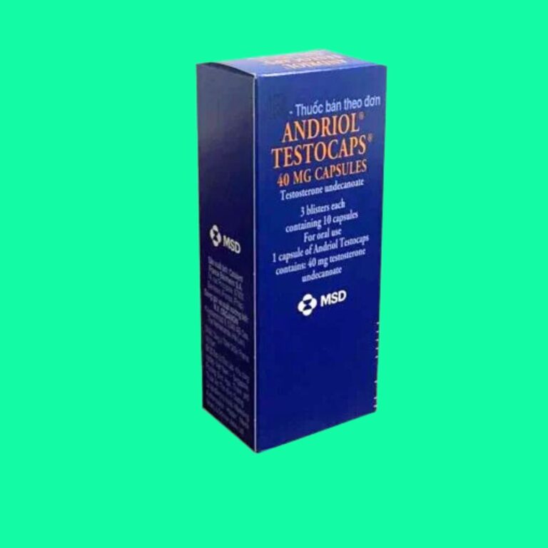 Testocaps Thuốc Andriol Testocaps 40mg mua ở đâu? giá bao nhiêu? có tác dụng gì?