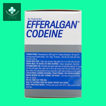 Thuốc Efferalgan Codei
