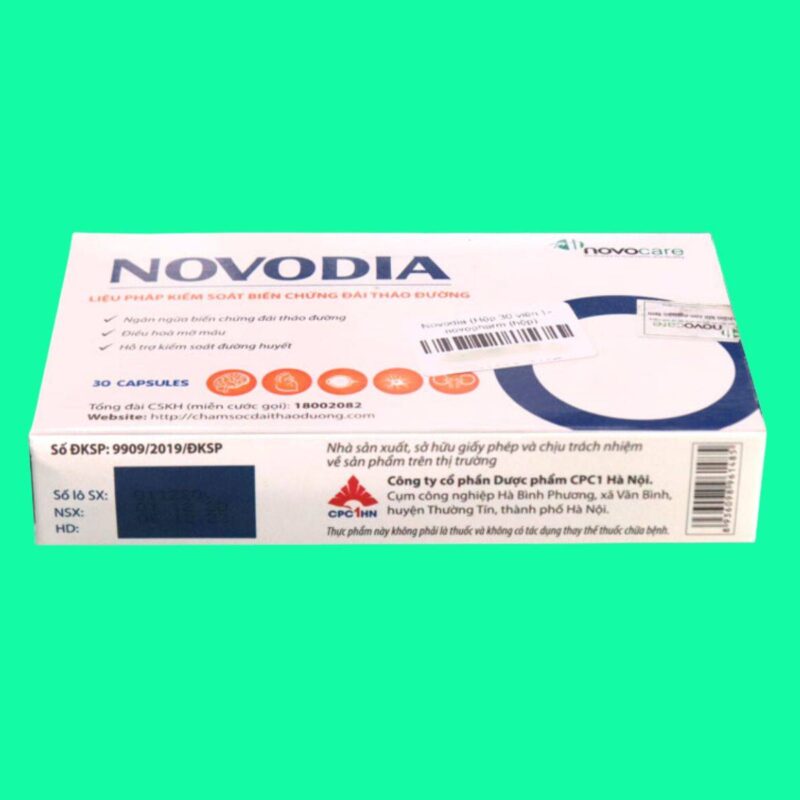 Novodia Thuốc Novodia là thuốc gì? tác dụng gì? giá bao nhiêu? bán ở đâu?