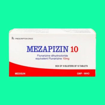 Chính diện hộp thuốc Mezapizin 10mg
