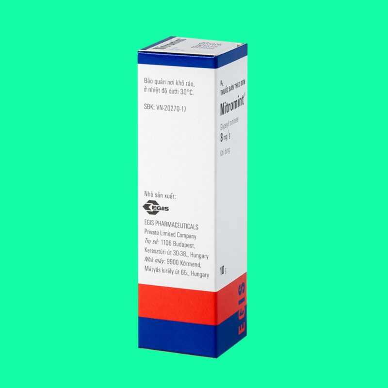 Thuốc Nitromint dạng xịt là thuốc gì? giá bao nhiêu? mua ở đâu?