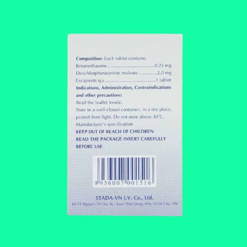 Thuốc Stadexmin là thuốc gì? giá bao nhiêu? mua ở đâu? có tác dụng gì?