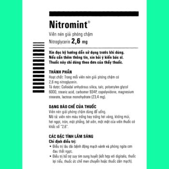 Thuốc Nitromint 2,6mg