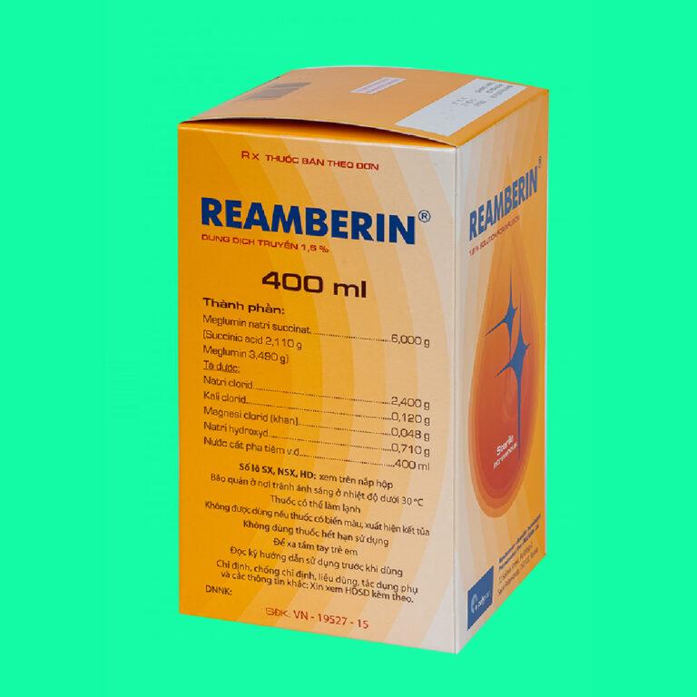 Thuốc Reamberin 400ml là thuốc gì? giá bao nhiêu? mua ở đâu?