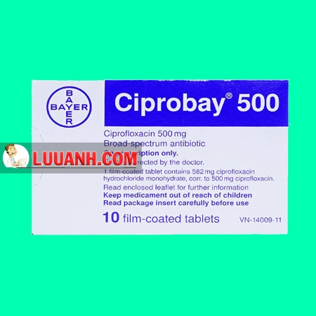 Ciprofloxacin 500mg ciprobay