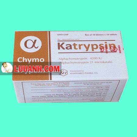 Thuốc Katrypsin có tác dụng chống viêm không steroid không?
