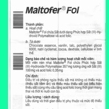 Thuốc Maltofer Fol