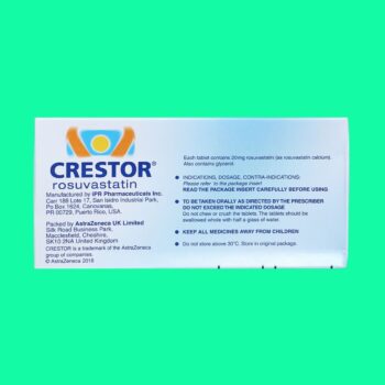 Crestor 20mg - điều trị rối loạn lipid máu
