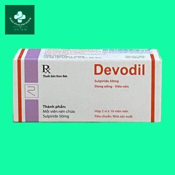 Mặt bên chính diện thuốc Devodil 