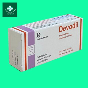 Mặt bên hộp thuốc Devodil 