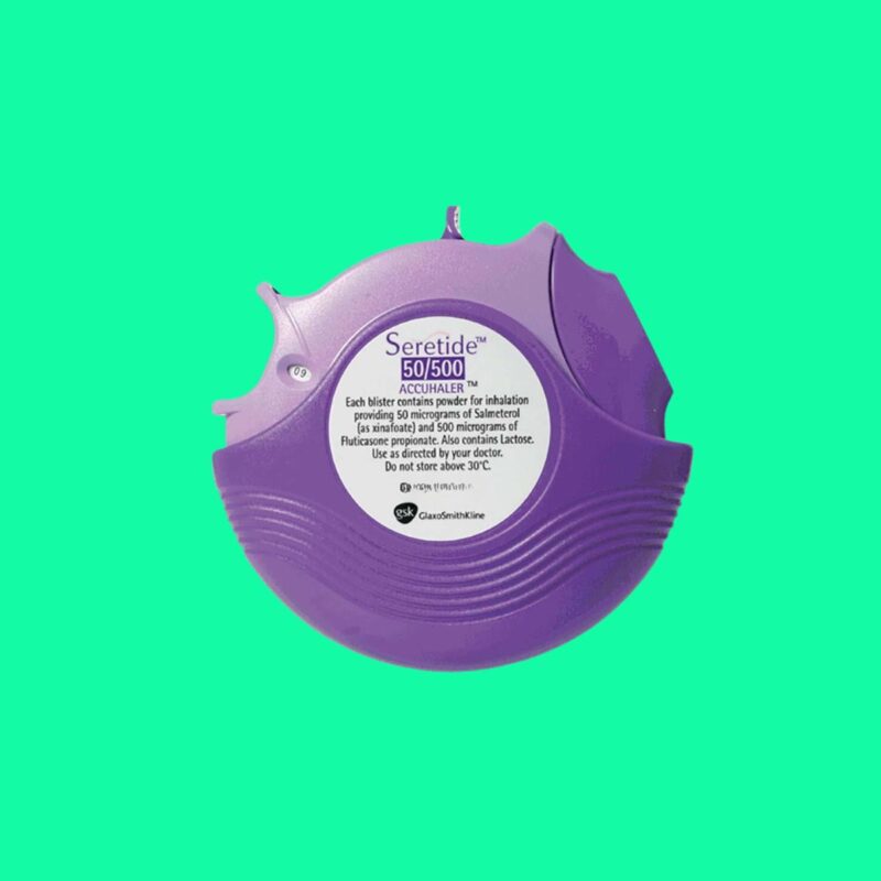 Seretide Accuhaler 50/500mcg là thuốc gì? Giá bao nhiêu, mua ở đâu? Có ...