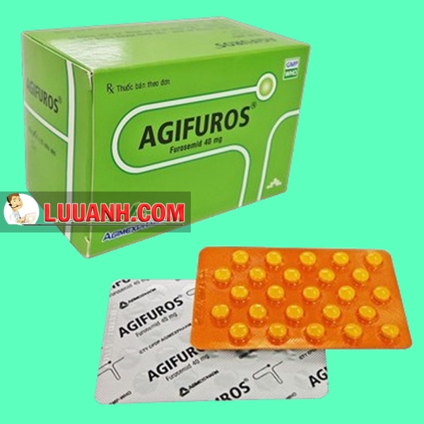 Có triệu chứng nào cho thấy người dùng Agifuros 40mg bị khó thở?
