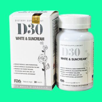 D30 White & Suncream chống lão hóa, làm đẹp da