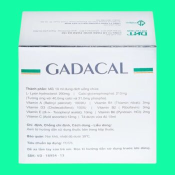 Gadacal tăng cường sức khỏe