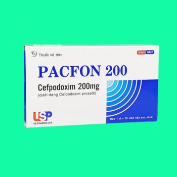 Pacfon 200 - Điều trị nhiễm khuẩn