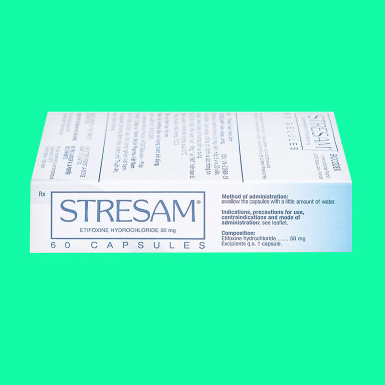 Thuốc Stresam: Công dụng, liều dùng và lưu ý tác dụng phụ