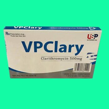 VPClary trị nhiễm khuẩn hô hấp