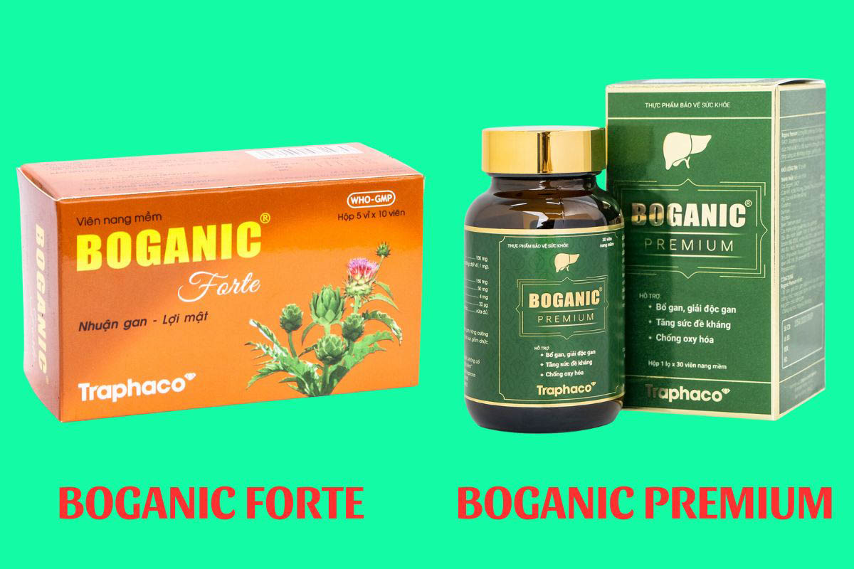 Thuốc Boganic Forte và Boganic Prenium