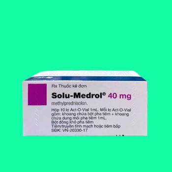 Solu-medrol 2 Solu-Medrol 40mg (hộp 10 lọ)