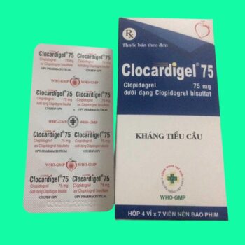 Thuốc Clocardigel 75mg (Hộp 28) điều trị các bệnh tim mạch