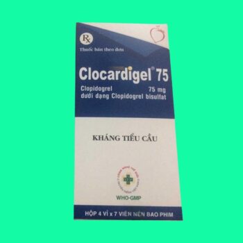 Thuốc Clocardigel 75mg (Hộp 28) điều trị các bệnh tim mạch