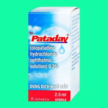 Thuốc nhỏ mắt Pataday 0,2% Alcon phòng ngừa và điều trị bệnh viêm kết mạc dị ứng