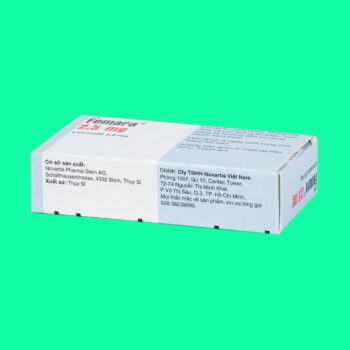 Femara 2,5mg Thụy Sĩ