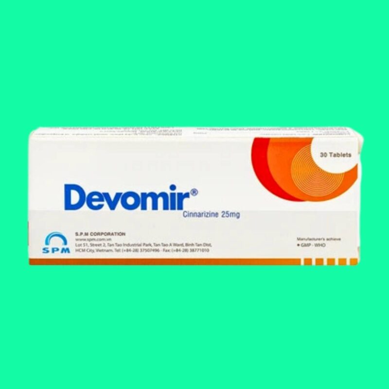 Thuốc Devomir: Công dụng, liều dùng, lưu ý tác dụng phụ, giá bán