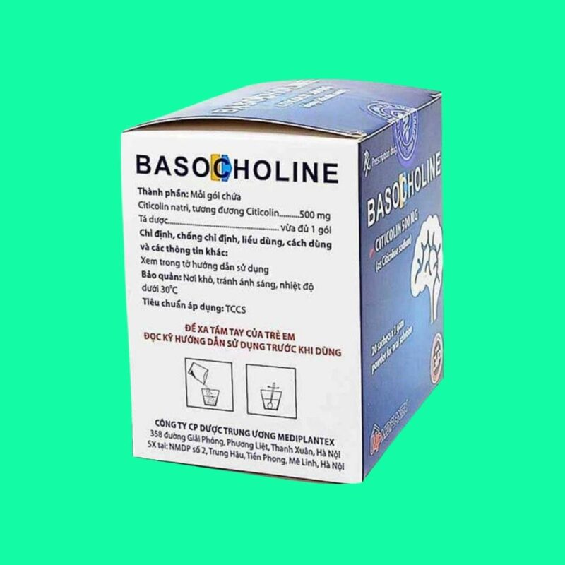 Basocholine: Công dụng, liều dùng, lưu ý tác dụng phụ, giá bán