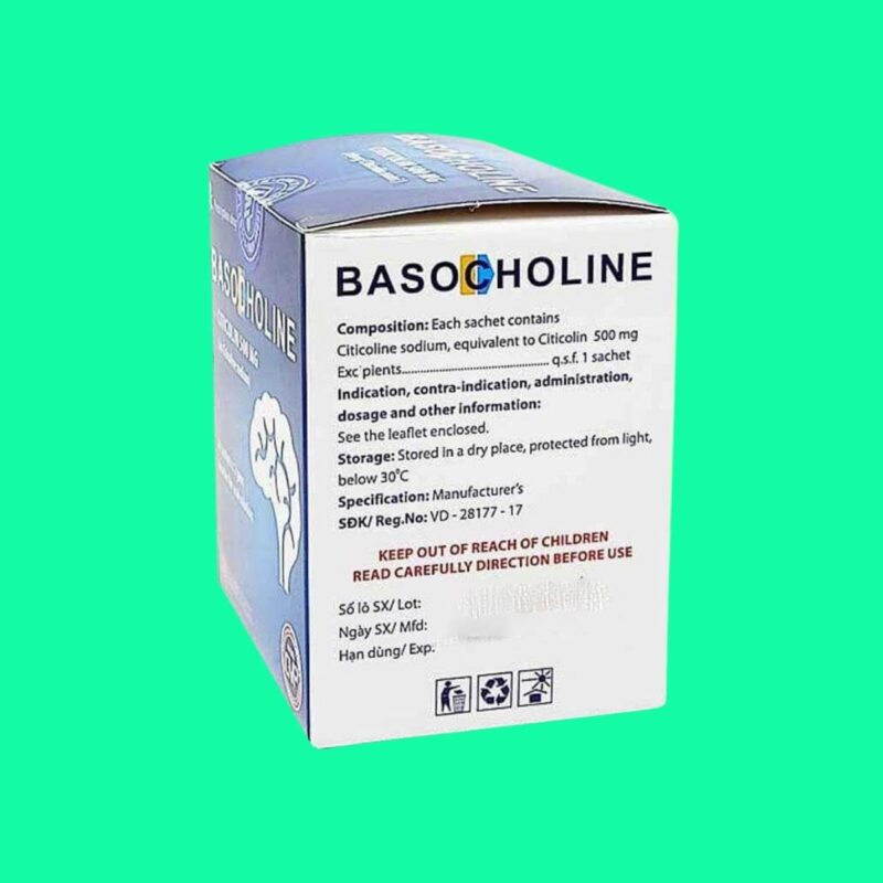 Basocholine: Công dụng, liều dùng, lưu ý tác dụng phụ, giá bán