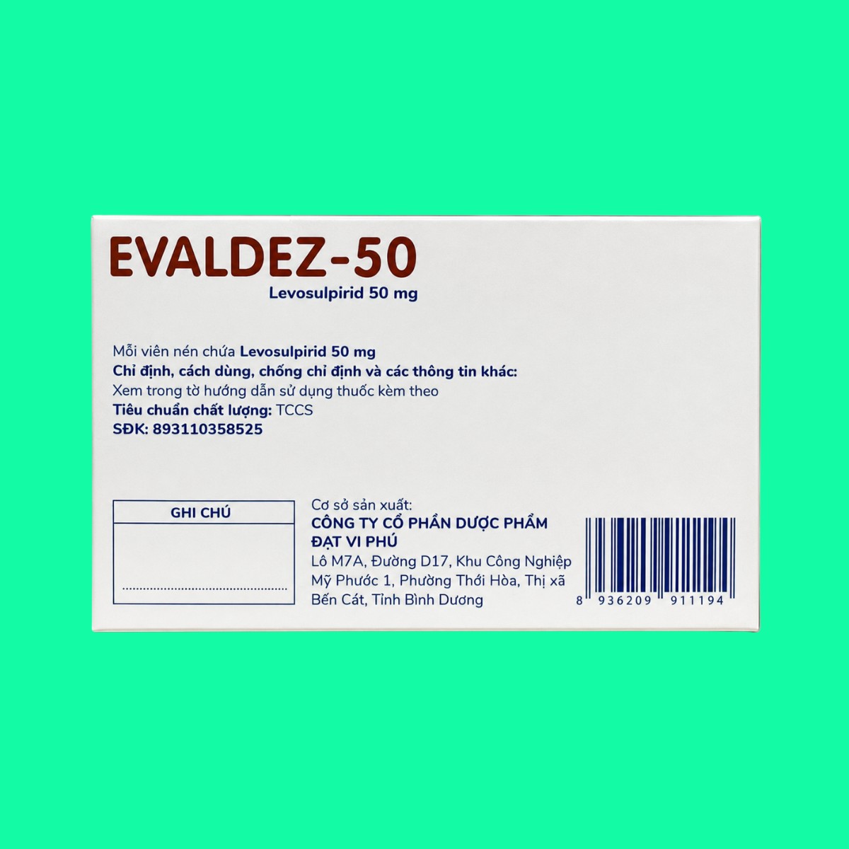 8 Evaldez 50mg