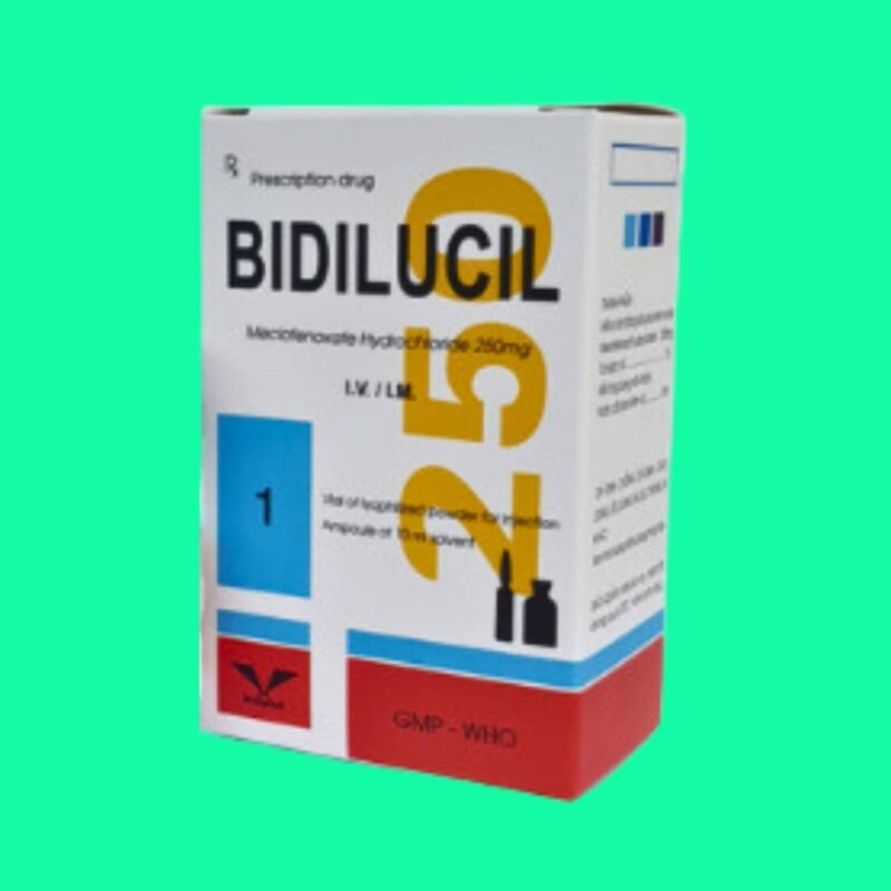 Thuốc Bidilucil: Công dụng, liều dùng, lưu ý tác dụng phụ, giá bán