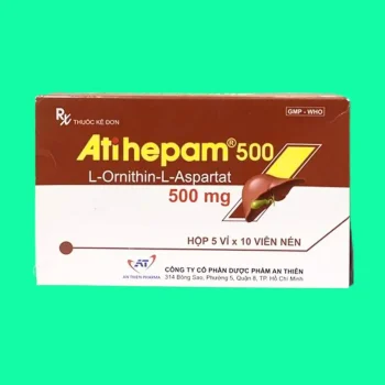 Mặt trực diện của thuốc Atihepam