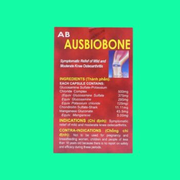 Thuốc Ausbiobone Biopharm điều trị triệu chứng thoái hóa khớp gối