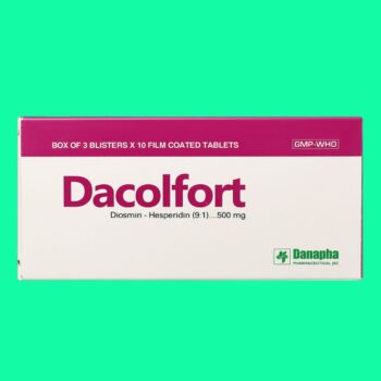 Dacolfort 500mg điều trị trĩ