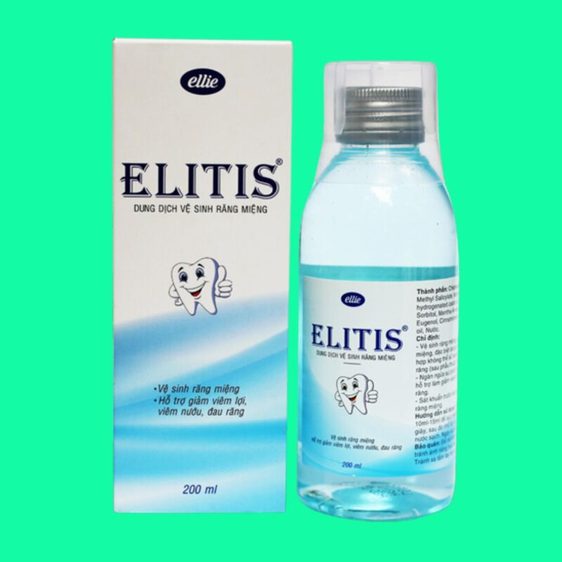 Ellitis Thuốc Elitis là thuốc gì? giá bao nhiêu? mua ở đâu? có tác dụng gì?