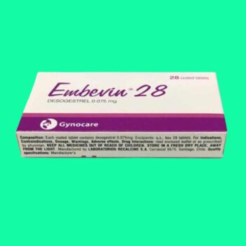 Thuốc tránh thai Embevin