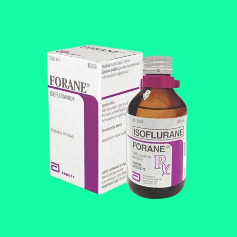 Forcaine Thuốc Forane: Công dụng, liều dùng, lưu ý tác dụng phụ, giá bán