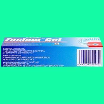 Thuốc Fastum gel có tác dụng gì?