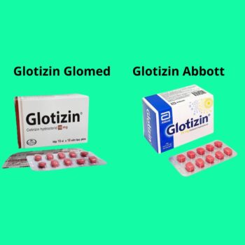 Thuốc Glotizin Glomed có tác dụng gì?