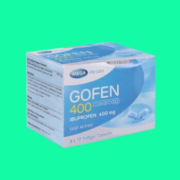 Gofen 400 Clearcap giảm đau, hạ sốt, kháng viêm