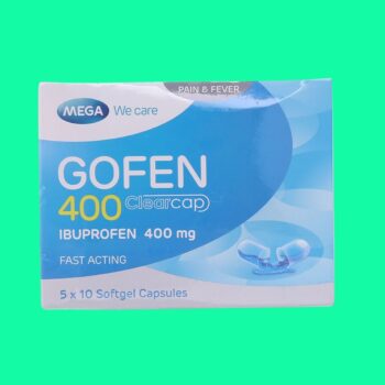 Gofen 400 Clearcap giảm đau, hạ sốt, kháng viêm