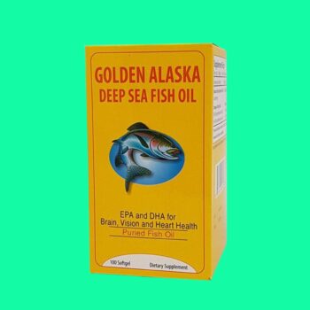 Golden Alaska Deep Sea Fish Oil giúp hạ Cholesterol và Triglyceride trong máu