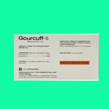 Thuốc Gourcuff có tác dụng gì?