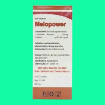Thuốc Melopower có tác dụng gì?
