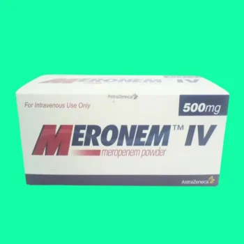 Hộp thuốc tiêm Meronem 500