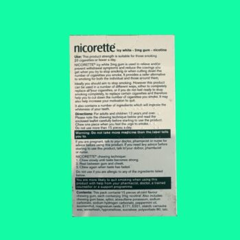 Nicorette Gum 4mg