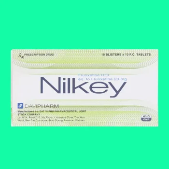 Mặt trước hộp thuốc Nilkey