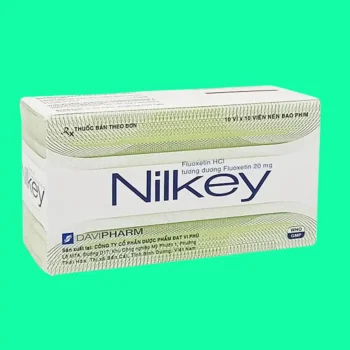 Mặt trước hộp thuốc Nilkey